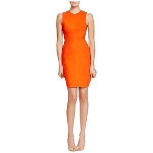 French Connection Orange Bodycon Dress